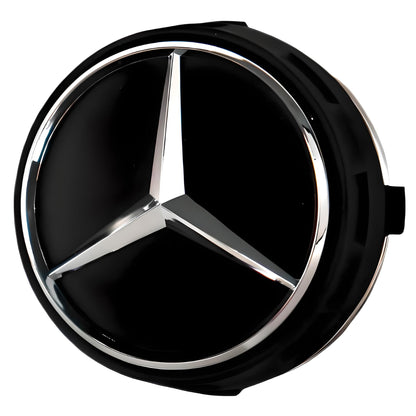 Mercedes-Benz Elevated Hub Caps | Matte Black